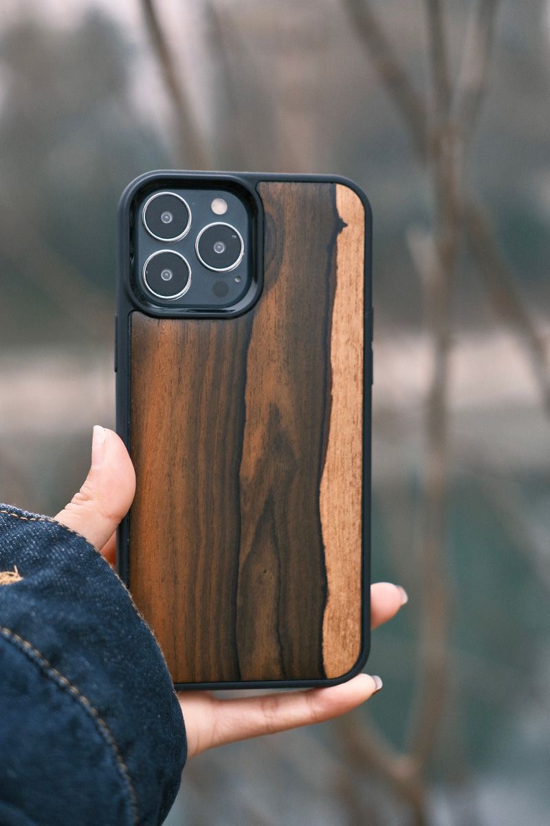 Real Wood Grain Hybrid Case