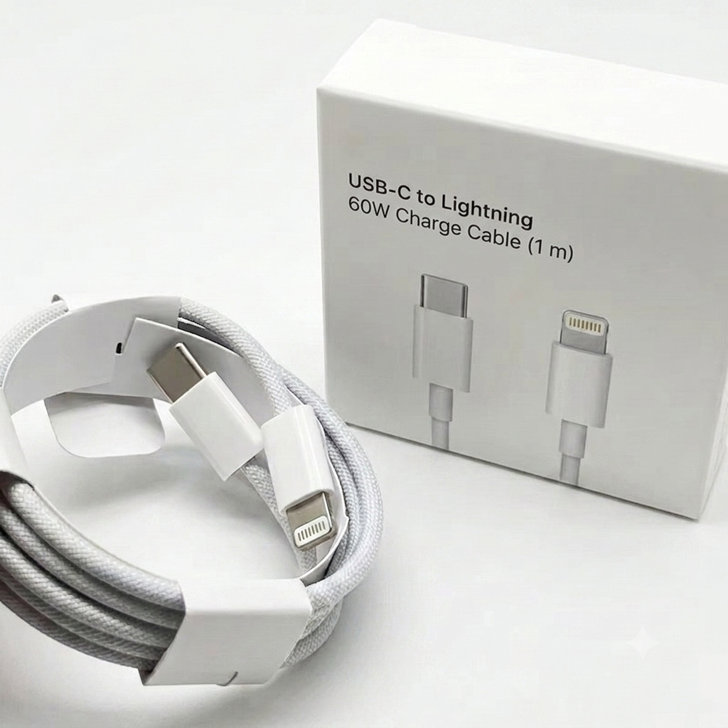 USB c to lightning 60w cable (1m)